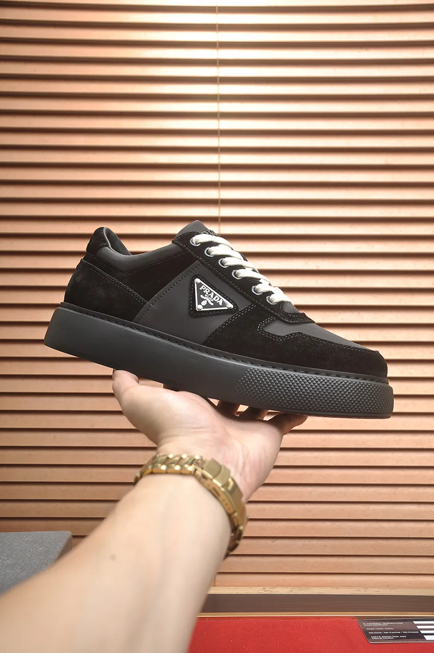 Men's shoes 💰580💶【PRADA】Top original, new season, high quality original goods, top imported calfskin with original imported glue, imported cowhide inside with original cowhide feet, original outsole! Quality guaranteed! Code 38-45 (45 customized)